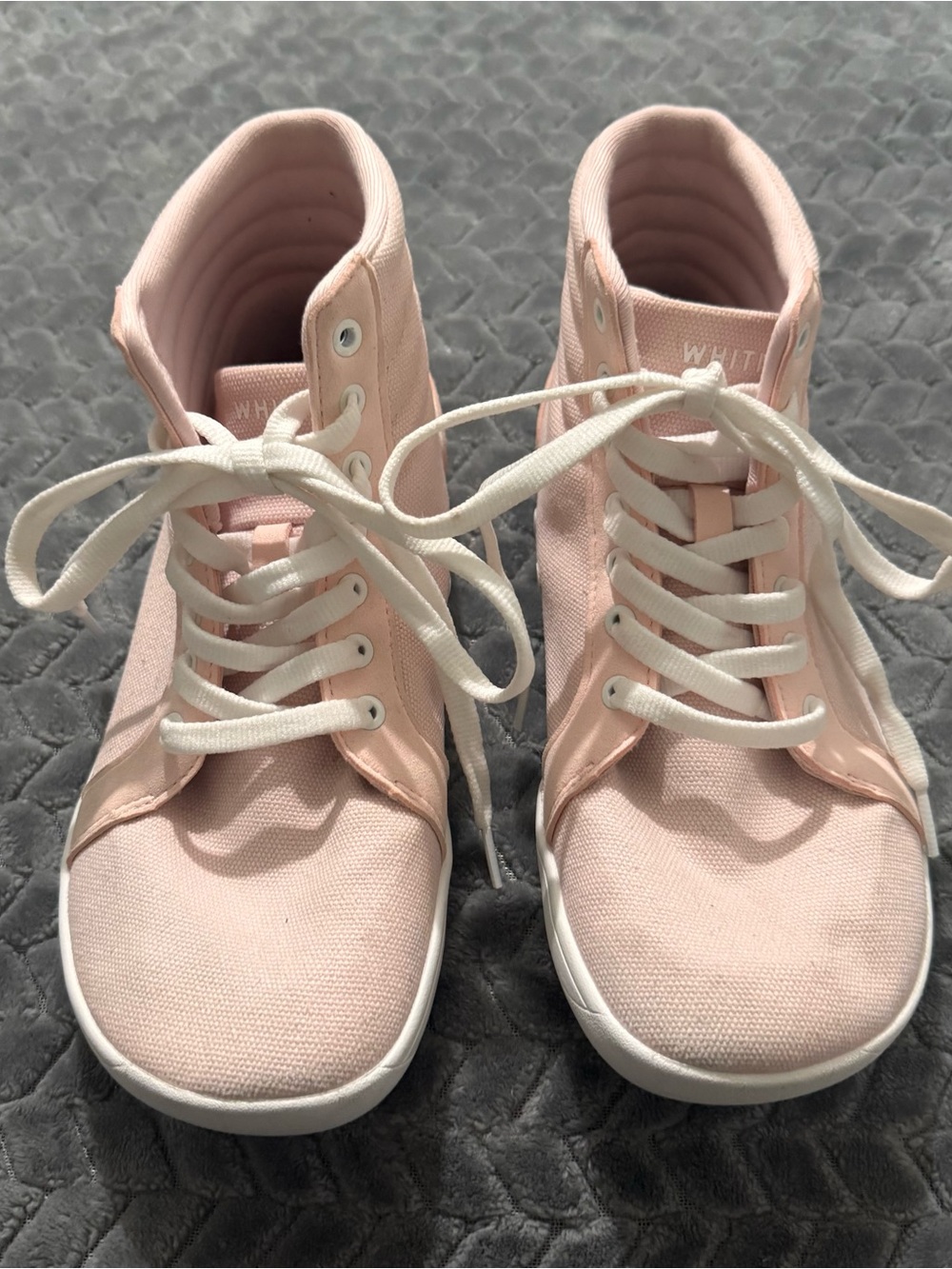 Women’s Within barefoot wide to box High-Top Canvas Sneakers - Light Pink